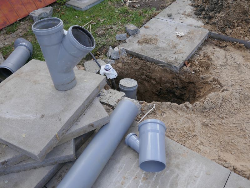 Laundry Drain Installation detail